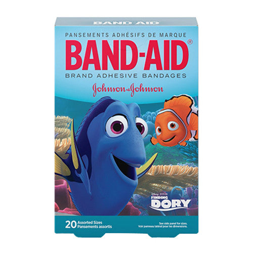 Band-Aid Adhesive Bandages, Disney Dory, 20 ea